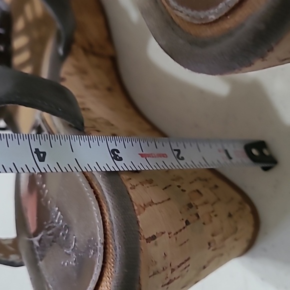 Baretraps Tempted dark pewter wedge sandals size 9 - Picture 6 of 10